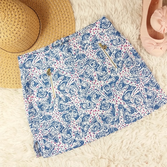 Lilly Pulitzer Dresses & Skirts - Lilly Pulitzer marigold skort in indigo star crush